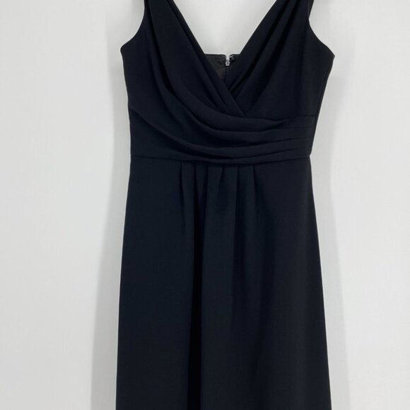 Elie Tahari  black sleeveless A line formal dress triacetate - Picture 10 of 15